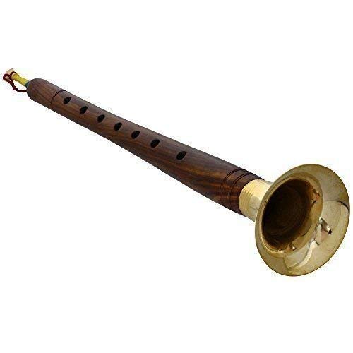 Indisches Mangal Vadhya klassisches Windmusikinstrument, Shehnai für Hochzeiten, 35,6 cm