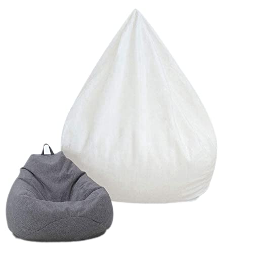 XIXIMAON Innen Liner ohne Füllung für Sitzsack Bezug Interne Easy Clean für Sitzsack Abdeckung Bezug Innenfutter für Sitzsack Verhindert DASS Bohnen Herauskommen (Innenfutter, L)