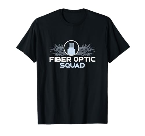 Glasfaser-Techniker, Glasfaser, lustige optische Fasern T-Shirt