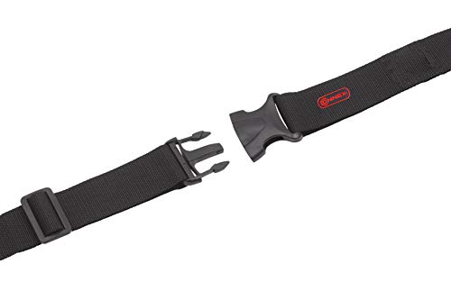 Connex Gürtel 135 cm - Verstellbar in der Länge - Mit Schnellverschluss - Für Arbeitshose & Blaumann - Aus Nylon - Pflegeleicht / Outdoorgürtel / Hüftgurt mit Click-Verschluss / COX952051