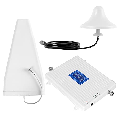 Xverycan Handy Signalverstärker, Tri-Band-Verstärker, 2g/3g/4g LTE-Signalverstärker, Universeller Signalverstärker Intelligenter Repeater Kit für alle europäische Carriers