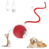 Farerkass Interaktives Hundespielzeug Ball, Katzenspielzeug, Elektrischer Hundeball Spielzeug, 360° Smart Rolling Pet Ball für Katzen und Hunde