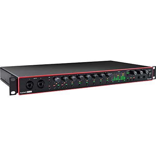 Focusrite Scarlett 18i20 3. Gen USB-Audio-Interface für Aufnahmen, Produktionen und tontechnische Anwendungen – High-Fidelity, Aufnahmen in Studioqualität mit transparenter Wiedergabe