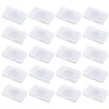 WeddHuis 20 Pcs Klarsichthüllen Schutzhüllen Schutz Spiel Patrone Hülle Staub Schutzhülle Game Cartridge Schutzhülle Spielkartenetui Kartenboxen für Game Boy Advance für GBA Game Card