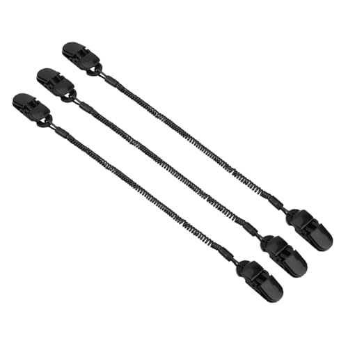 Hat Retainer Clip, Kappenhalter Halter Angelbekleidung Keeper Hut Clips Huthalterungsclip Kappenhalterung Hutclips Spiralschnur Verstellbarer Segeln Sicherheit Wind Lanyard Cord Golf Angeln Bootfahren