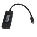 USB C -Tester, Farbenfrohe LCD -USB -C -Tester, USB C -Leistungsmesser, Bidirektionale Tests Zur Überwachung des Ladungsstatus Vom Typ C C, Timer, MAH und WH -Tests