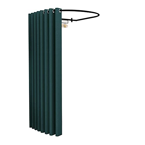 Faltbares Ankleidezimmer für Boutique und Bekleidungsgeschäft, tragbarer Ankleideraum, Präsentationsständer für Damenmode Einkaufszentrum (Farbe: Grün b Größe: 85 x 80)