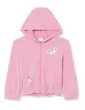 s.Oliver Junior Mädchen 2142082 Sweatjacke mit Pailletten, pink 4446, 128-134