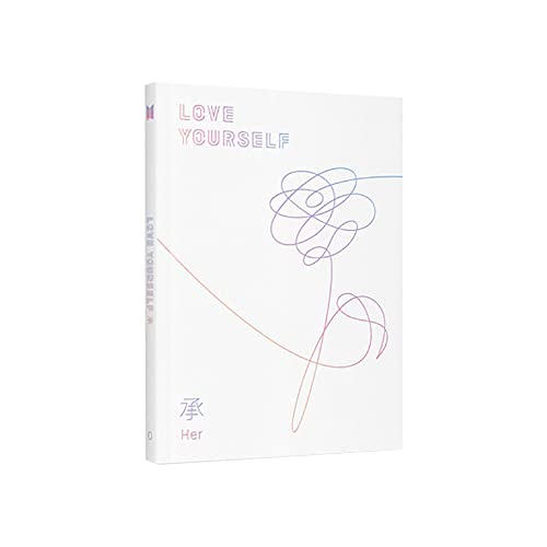 BTS Love Yourself Her [O Version] 5th Mini Album CD+Photobook+Photocard+Mini Book+Sticker Pack+(Extra BTS 6 Photocards+1 Double-Sided Photocard+Pocket Mirror+Logo Hologram Sticker)