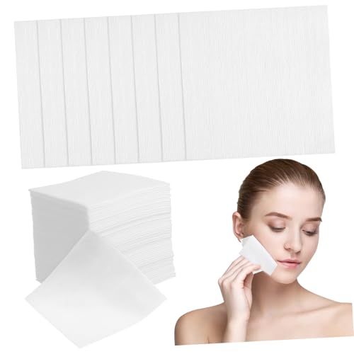 JUMPLAWN 400Stücke Make Up Entfernerpads Vliestücher Für Sanfte Gesichtsreinigung Zur Effektiven Entfernung Von Kosmetik Wasserfestem Make Up Sonnenschutz