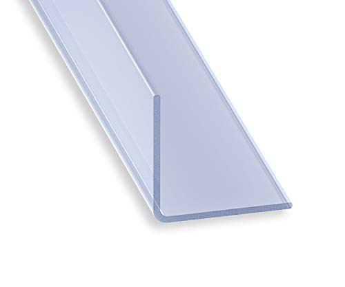 Eckleiste PVC transparent – 20 mm x 20 mm x 1 m