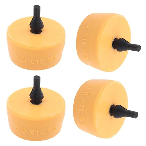 ANBOO 4 Stück Anschlagpuffer Federung Blattgummi für Caddy 2K Caddy 3 2004-2015, 2K0511155A 2K0 511 155 2K0 511 155 Blattgummi Hinterachse Feder Anschlagpuffer Gummipuffer für Hintere Blattfeder