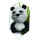 good-darts Amazon Strong 3D Comic Motive Dart SLIM Flights Panda