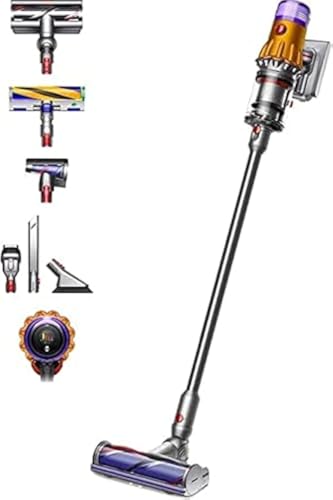 Dyson (Gelb & Nickel DysonV12, V12 Detect Slim Absolute Vacuum, 0,35 Liter