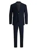 JACK & JONES Herren Jprfranco Suit Noos Business Anzug Hosen Set, Schwarz, 52 EU