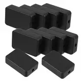 jojofuny 10 Stück Box Elektronische Anschlussdose Projektgehäuse Für Elektronik Elektronisches Gehäusegehäuse Kleines Elektronikgehäuse Elektronisches Projektgehäuse Abs Schwarz