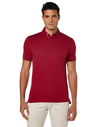 Tommy Hilfiger Herren 1985 REGULAR POLO Polohemd, Regatta Rot, L