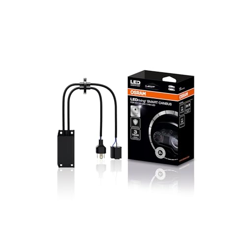 OSRAM LEDriving SMART CANBUS LEDSC04-2HB, umgeht das Lampenausfallerkennungssystem für LED Retrofit Lampen; Zubehör für 12V H4 & H19 LED Lampen, schwarz