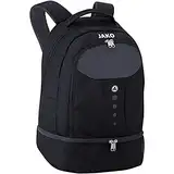 JAKO Rucksack Striker, Schwarz/grau, 34 x 21 x 46 cm, 1816