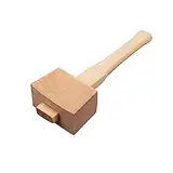 AOTISBAO Holzhammer mit Griff, Holzbearbeitungshammer, Schreinerhammer für Heimwerker, Schreinerei, Werkzeug