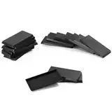 Evemodel Rechteckig Base Modell Basis aus Kunststoff für Figuren oder Miniaturen für War Games Tisch Dekoration (20 Stück 25*50mm)