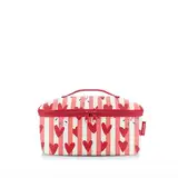 reisenthel coolerbag M pocket Kühltasche mit Obermaterial aus recycelten PET-Flaschen Ideal für das Mittagessen unterwegs, Couleur:hearts & stripes