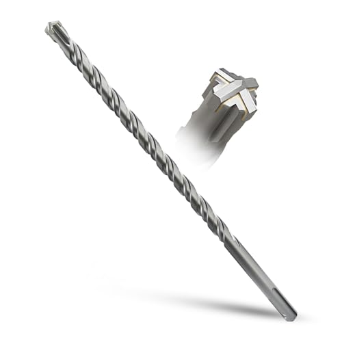 METOTY SDS Plus Bohrer 12mm×260mm,Steinbohrer,Hammerbohrer,Betonbohrer,Für Stein,Beton,Naturstein,Ziegelmauer