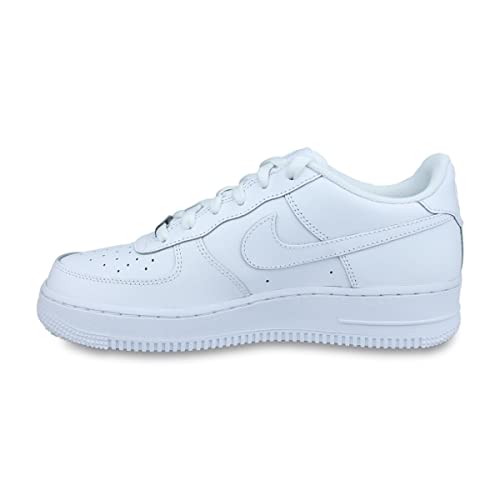 Nike AIR Force 1 LE (GS) Basketballschuh, White/White, 37.5 EU