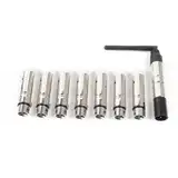 Wireless DMX Controller DMX512 Sender 8PCS 2.4G ISM Wireless DMX512 Transmitter/Empfänger LED Lighting Controller,für Moving Head Bühnenlicht Bars