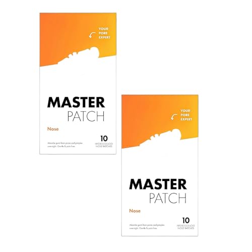 Master Nase Patches mit sanften Mitesser Entferner Streifen Nicht Reizende Tiefenreinigung Für Klare Haut (2 Pack)