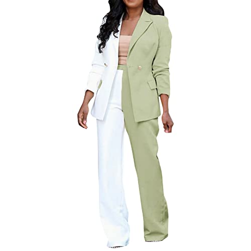 SKTIISN Hosenanzug Damen Hochzeitsgast Tshirt Leinen Damen Hose Hochzeitsmode Lange Hemden Damen Zweiteiler Damen Sommer Elegant Rose Leinen Ausschnitt Zweiteiler Hosenanzug Damen Damenanzug