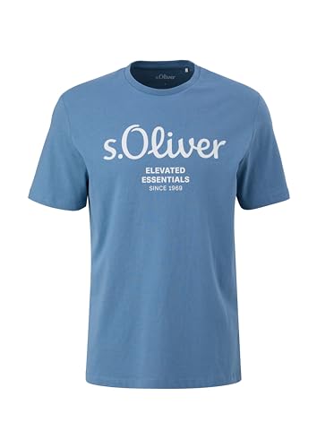 s.Oliver T-Shirt Herren, Blau 54d1, XXL