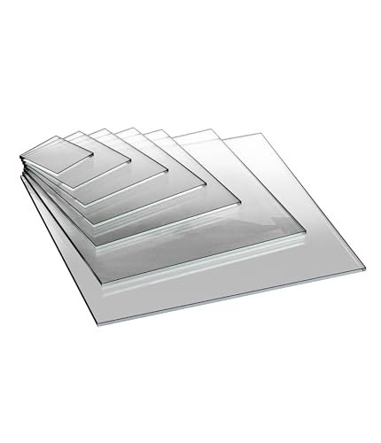 EH Design Acrylglas Platte – Eckige Zuschnitte nach Maß (100x200x4 mm) – UV-Beständig & Wetterfest – Transparent & Hochglänzend – Für DIY, Möbel & Terrarien – Made in DE