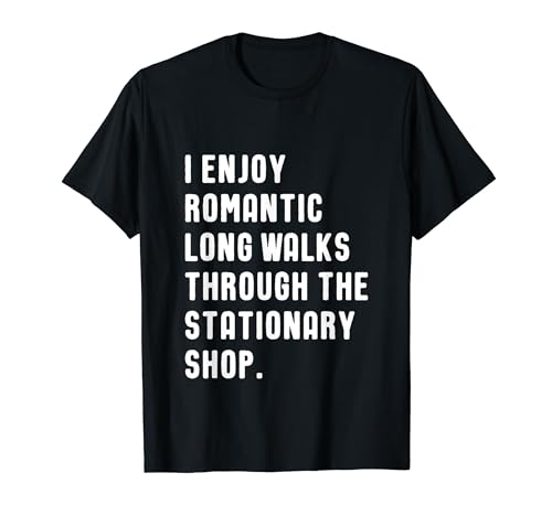 Schreibwarenladen-Liebhaber, lustiges Zitat T-Shirt
