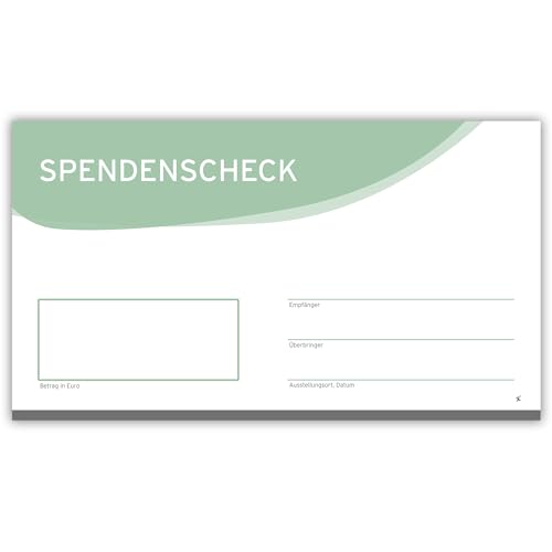 "Tommy" Spendenscheck PR-Scheck Dekoscheck (1 Stück) - Größe: 60 x 34 cm