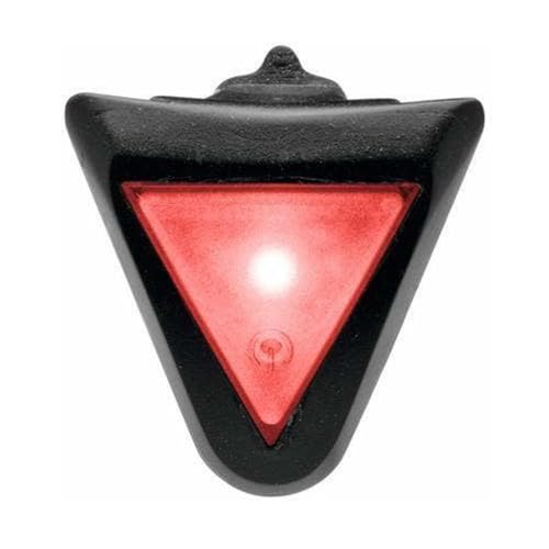 uvex plug-in LED XB039 Licht - passend für uvex i-vo, uvex air wing & finale junior Modelle - Dauer- oder Blinklicht - black-red - one size
