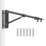 Wall Mount Triangle Boom Arm, 180º Flexible Rotation, for Photography Strobe Light, Monolight, Softbox, Umbrella, Reflector and Ring Light, 180º Flexible Rotation, 180º Flexible Rotation