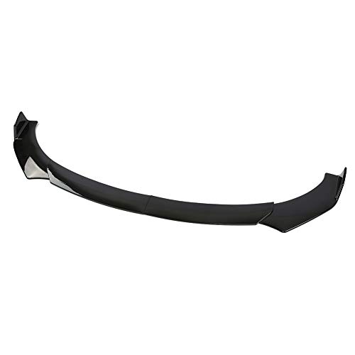 Frontstoßstange Lippe, Qiilu Frontspoiler, 4 Stück Auto Frontstoßstange Lip Splitter Karosserie Schaufeln Schutz Universal Auto Modified Zubehör
