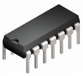 74HC00, Quad 2-Input NAND, DIP-14