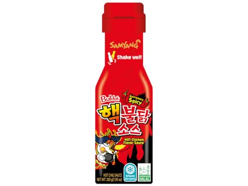 Samyang] Extrem scharf! HACK Bulldark Spicy Chicken Roasted Sauce 200g / Korean Food/Koreanische Sauce/Asiatische Gerichte/Fire Noodle Challenge