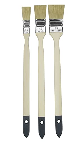 Wow!Tools Heizkörperpinsel-Set 3-teilig, Standard 3 x Heizkörper-Pinsel 25 mm, 35 mm, 50 mm