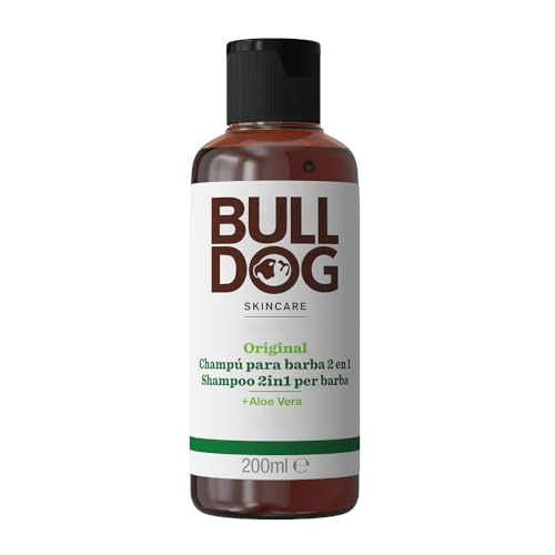 BULLDOG - Bartpflege für Männer | Original Bartshampoo & Conditioner | für einen weichen & gepflegten Bart | 200ml