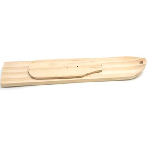 Deggelbam Ein Miniski aus echtem Holz, Montageplatte für unsere Ski Gläser - Schnapsgläser als Skiglas - Apres Ski Accessoire - Geschenkidee - Almhütte