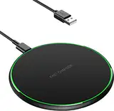 Kabelloses Schnell-Ladegerät, Qi-Zertifiziert 15W Induktionsladegerät, Kompatibel mit iPhone 12/13/14/15/16 Serie