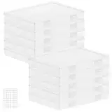Lifewit Fotoaufbewahrungsbox 13 x 18 cm Fotoetui, 10 innere Fotohalter, durchsichtige Fotoboxen zur Aufbewahrung, Foto-Organizer aus Kunststoff für Saatgut, Karten, Handwerk, Aufkleber