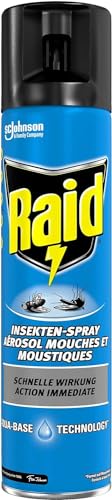 Raid Insektenspray, Mückenspray, Mückenschutz, gegen Fliegen und Mücken und andere Insekten, 400 ml