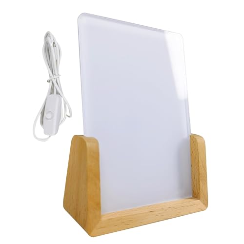 Sublimationsrohlinge Aus Acryl - Acryl-Sublimationsrohlinge, Nacht-LED-Licht-Lampensockel | Sublimations-Acryl-Fotorahmen-Panel | Wärmeübertragungs-Acryl-Fotorahmen, Leere Sublimationsprodukte
