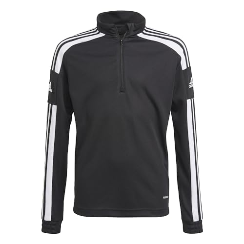 adidas Unisex-Child SQ21 TR TOP Y Pullover, Black/White, 164