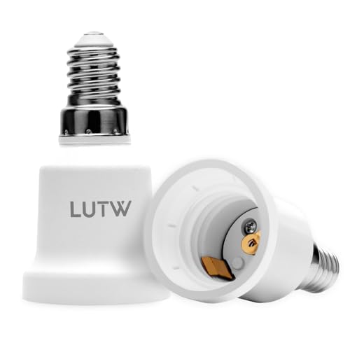 LUTW E14 zu E27 Adapter Konverter