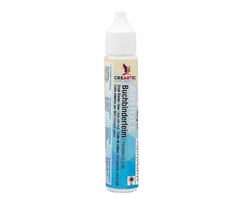 CREARTEC - Buchbinderleim - glänzend - entwickelt für das Verkleben von Papier und Karton - für die Reperatur und Restaurierung von Büchern - 30g - Made in Germany